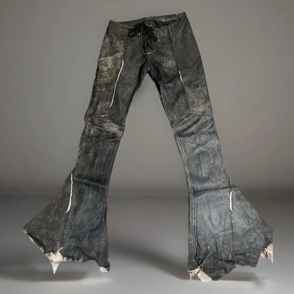 Vintage Lip Service Road Warrior - Lamb Leather Pants Size 30 Worn Once WOW